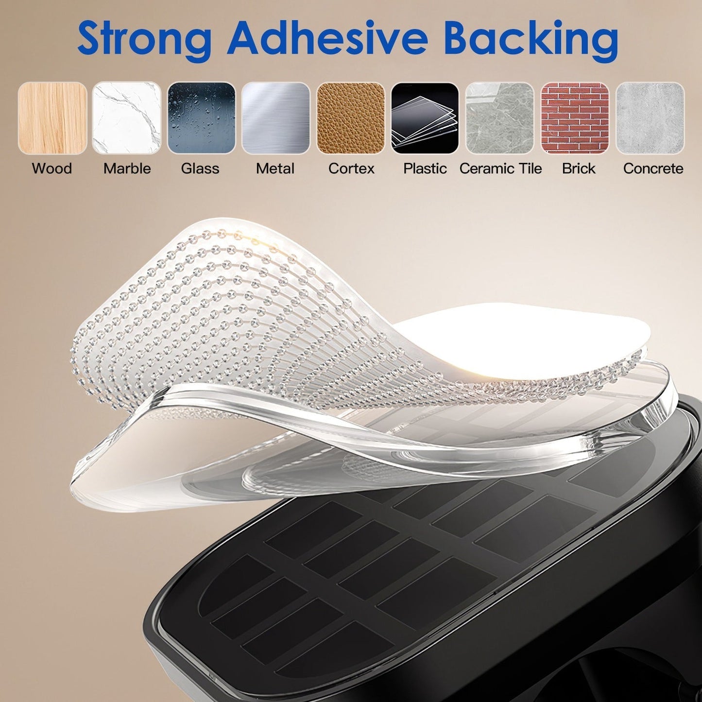 6-Pack Magnetic Cable Clips - Cord Organizer with Adhesive for Home, Office, Car, Desk, Nightstand & Wall - RoomWise