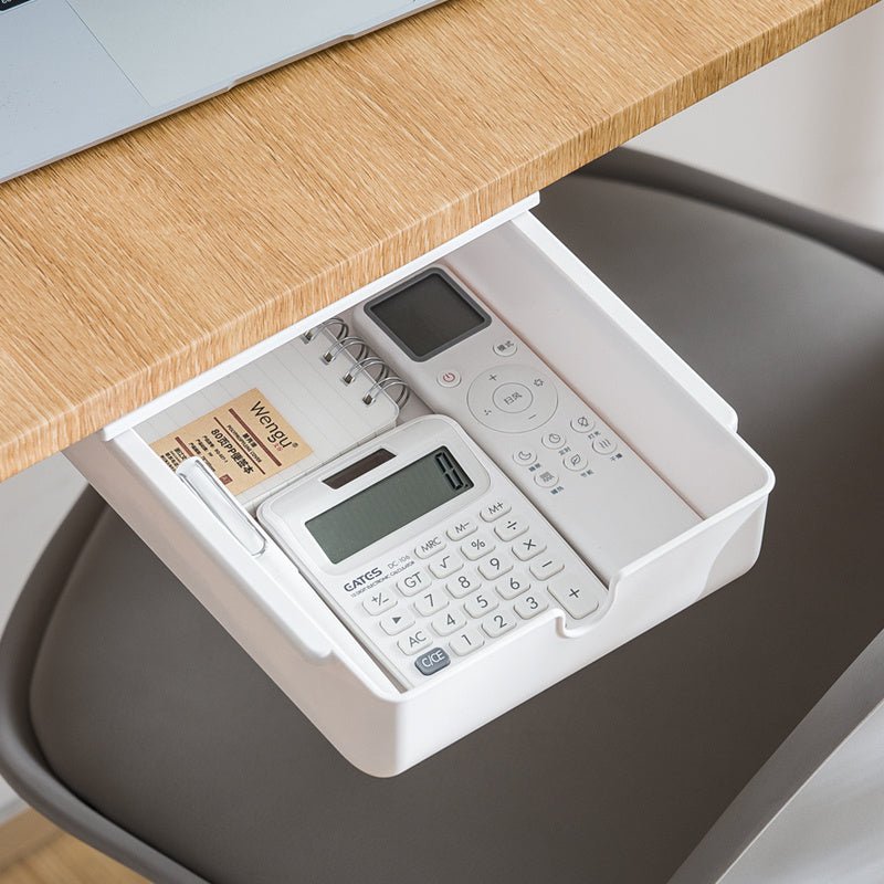 Under-Desk Storage Box – Compact Organizer - RoomWise