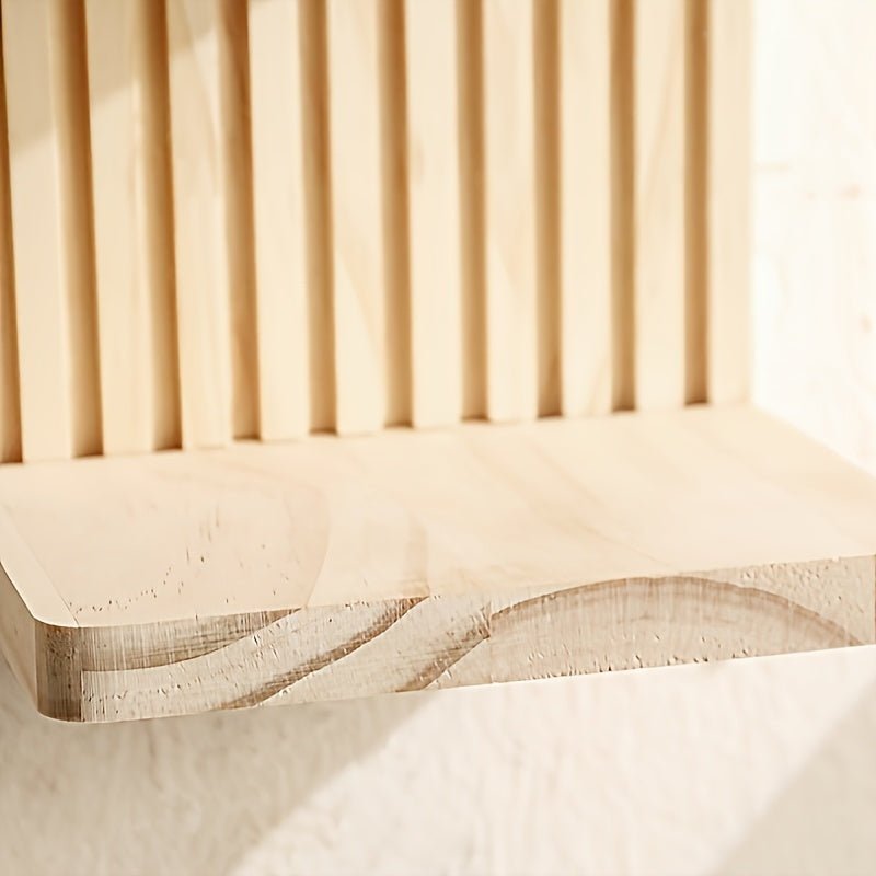 Wooden Double Wall Shelves – Set of 2 - RoomWise